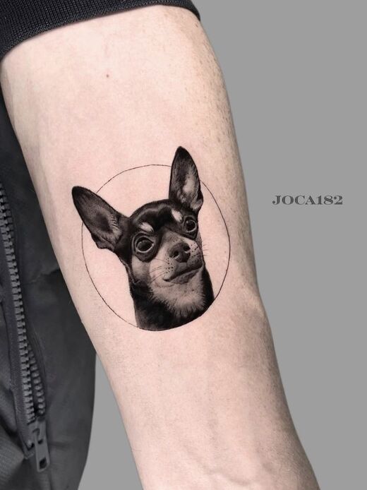 Fine Line Tattoo von Joseph, Velvet Line Karlsruhe