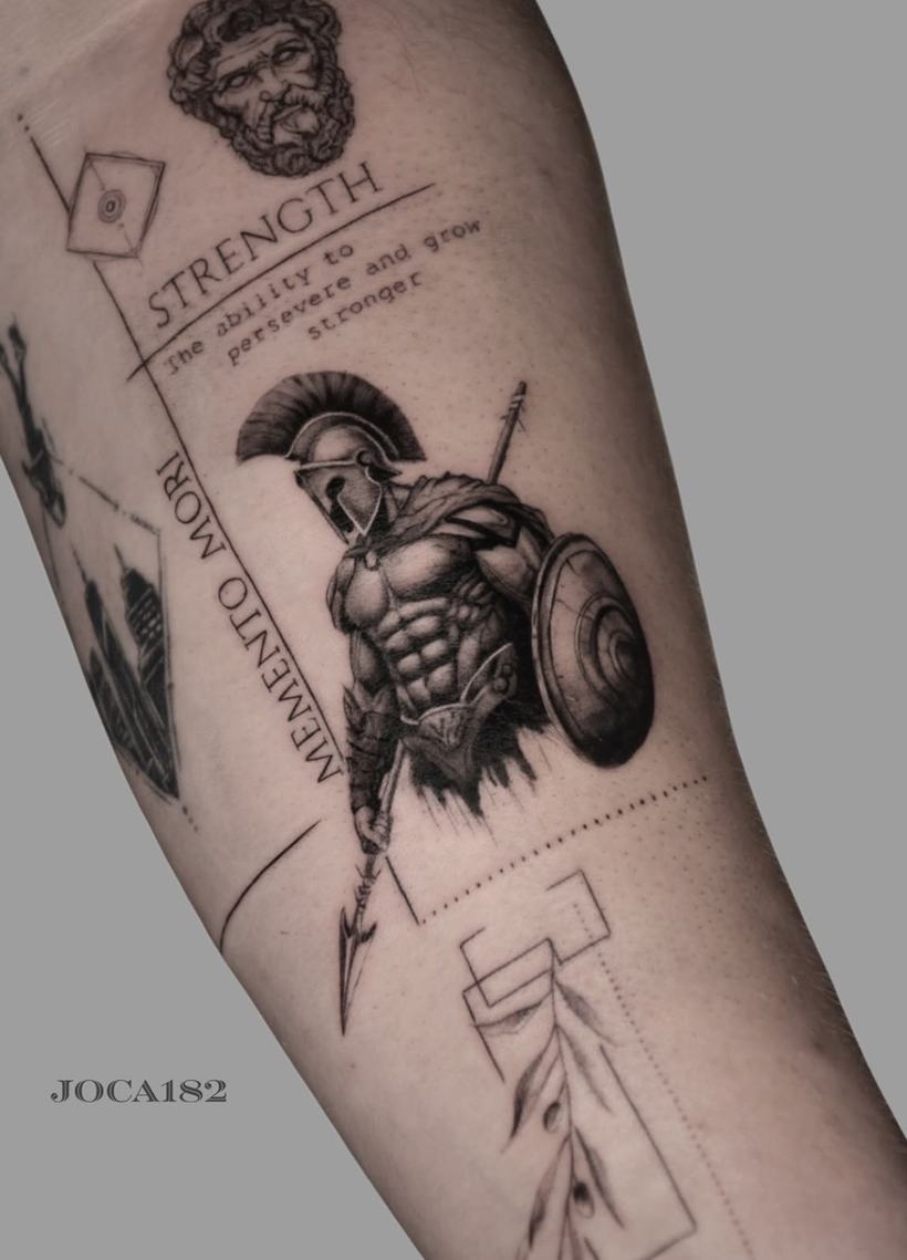 Fine Line Tattoo von Joseph, Velvet Line Karlsruhe