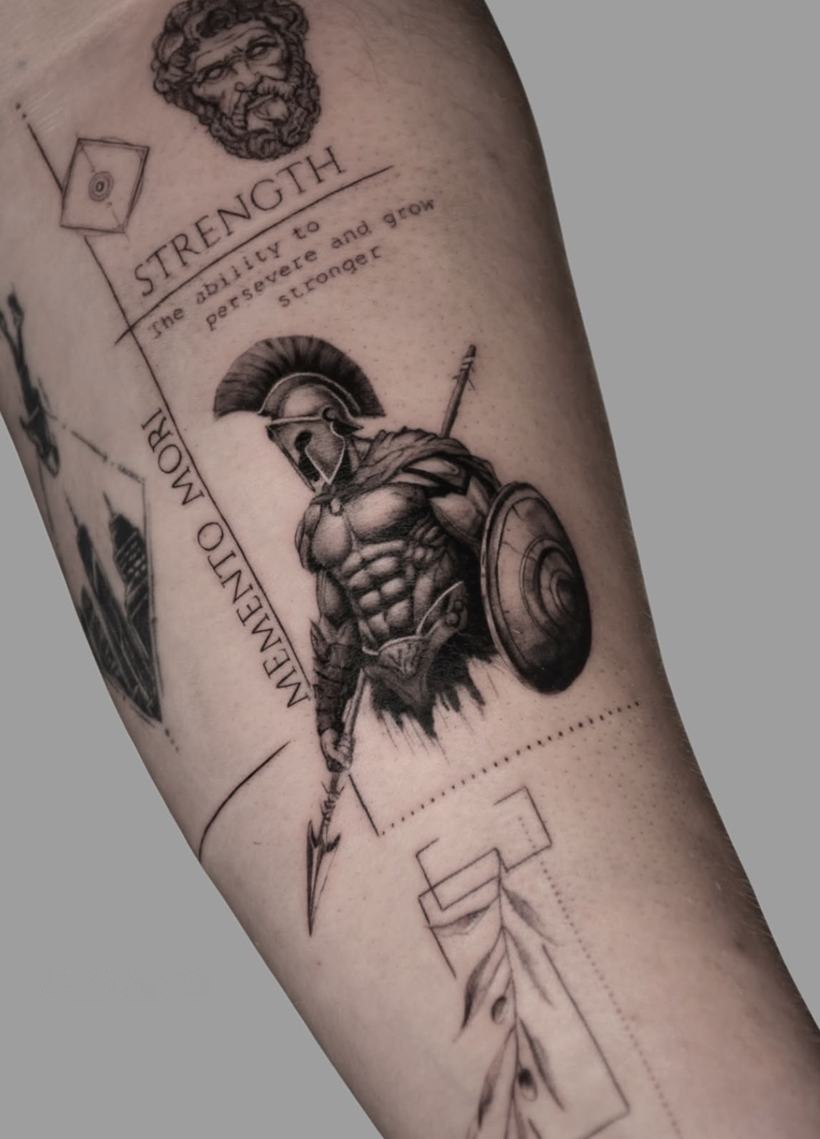 Black & Grey · Tattoo von Joseph, Velvet Line Karlsruhe