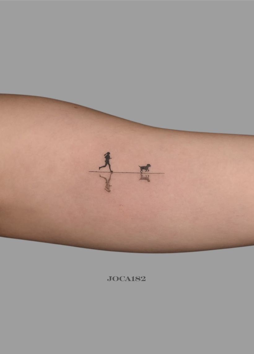 Fine Line Tattoo von Joseph, Velvet Line Karlsruhe