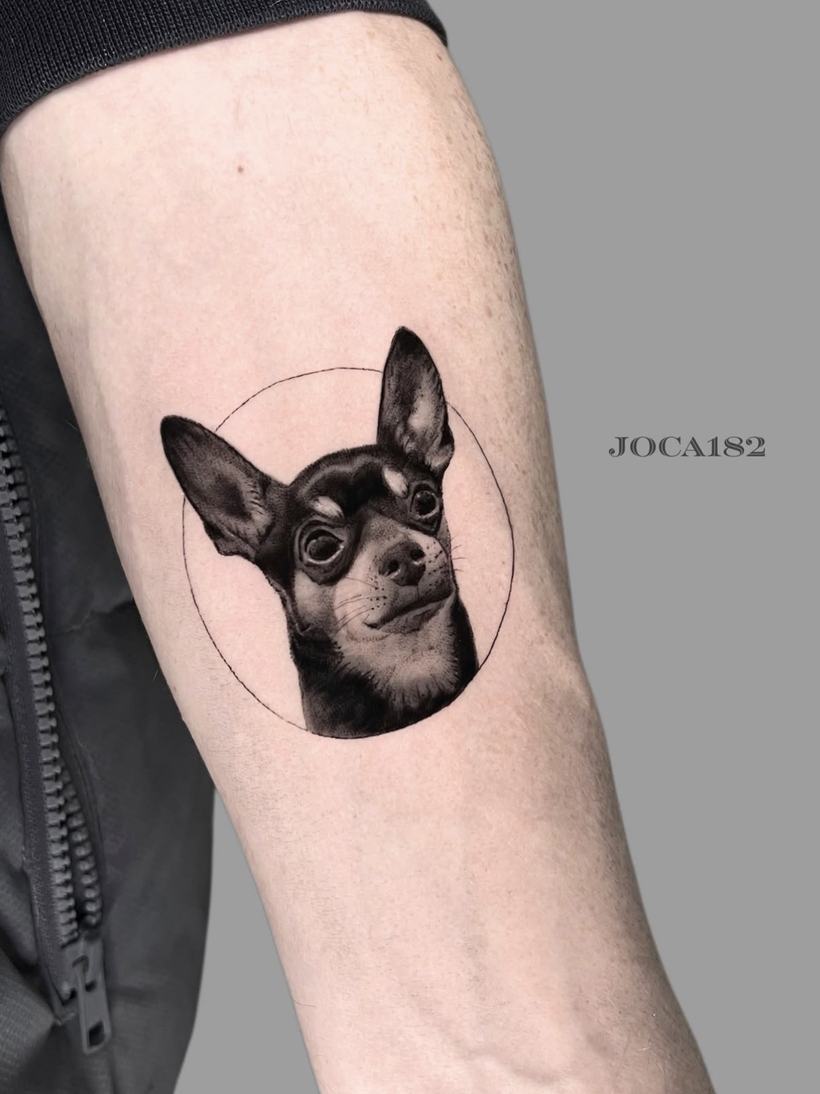 Fine Line Tattoo von Joseph, Velvet Line Karlsruhe