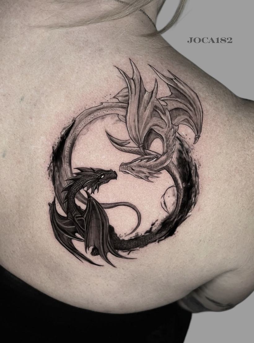 Fine Line Tattoo von Joseph, Velvet Line Karlsruhe