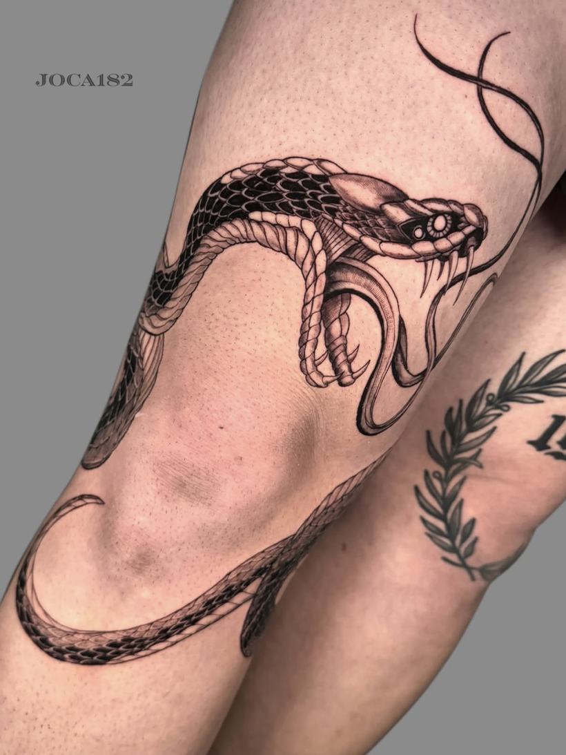 Fine Line Tattoo von Joseph, Velvet Line Karlsruhe
