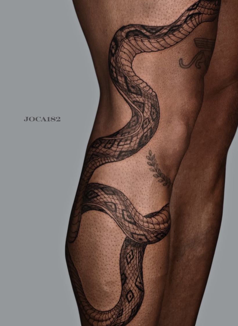 Fine Line Tattoo von Joseph, Velvet Line Karlsruhe