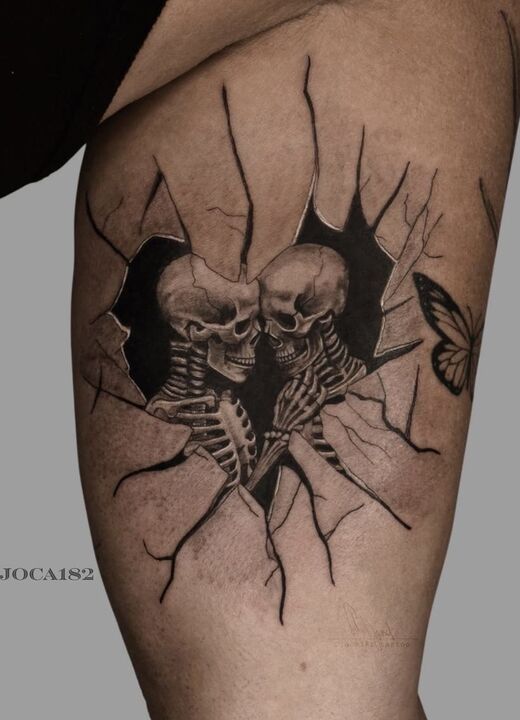 Fine Line Tattoo von Joseph, Velvet Line Karlsruhe