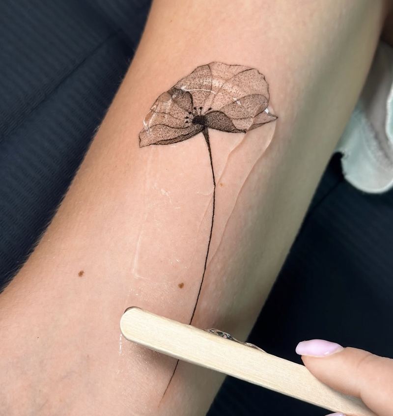 Fineline Tattoo von Mary, Velvet Line Karlsruhe