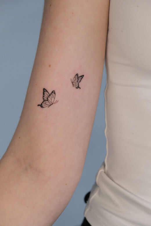 Fineline Tattoo von Max, Velvet Line Karlsruhe
