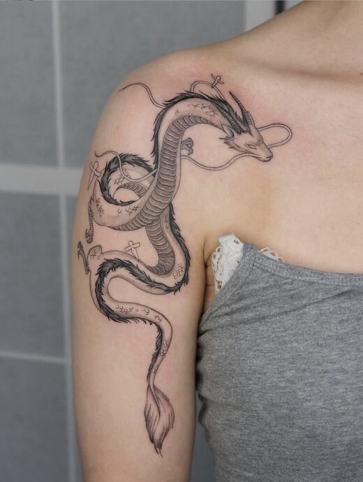 Fineline Tattoo von Max, Velvet Line Karlsruhe